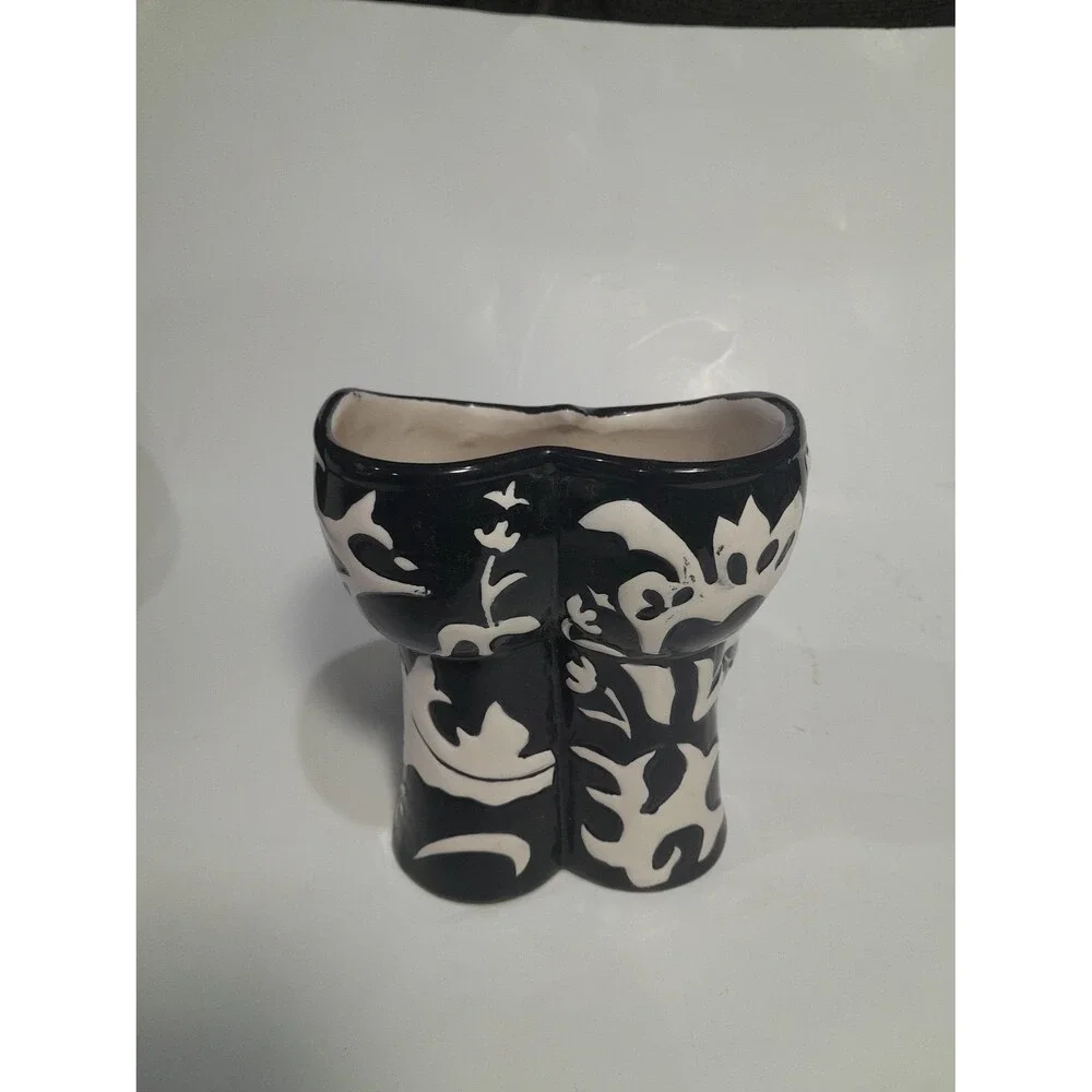 Vintage Witch Boots Vase